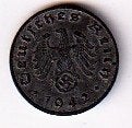 1  pfennig  1942  J  Duitsland. km. 97, Ophalen of Verzenden, Duitsland, Losse munt