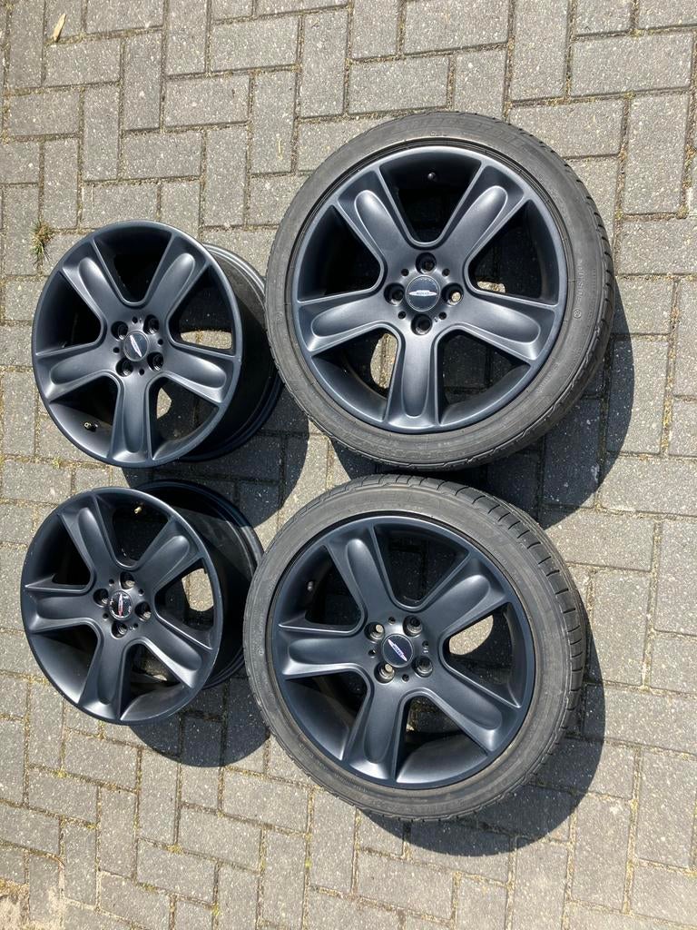 Mini Cooper R-serie velgen 17 inch origineel, Auto-onderdelen, Banden en Velgen, Gebruikt, Velg(en), 17 inch, Personenwagen