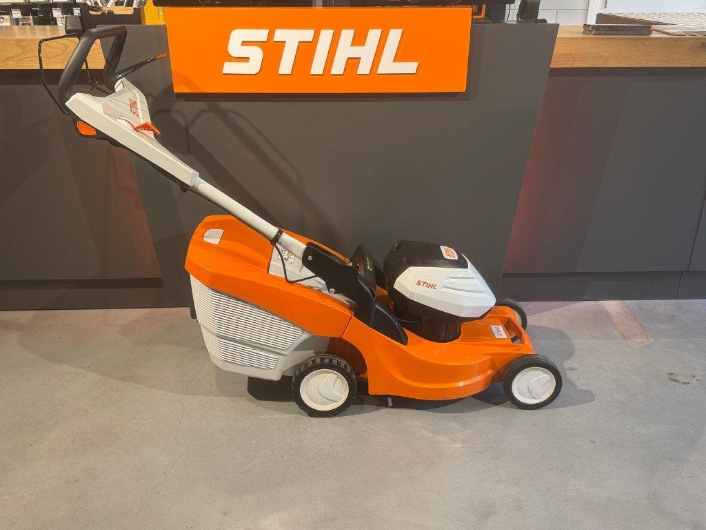 STIHL RMA 448 PV Accu Grasmaaier, Opvangbak, Cirkelmaaier, Accu-grasmaaier, Ophalen of Verzenden