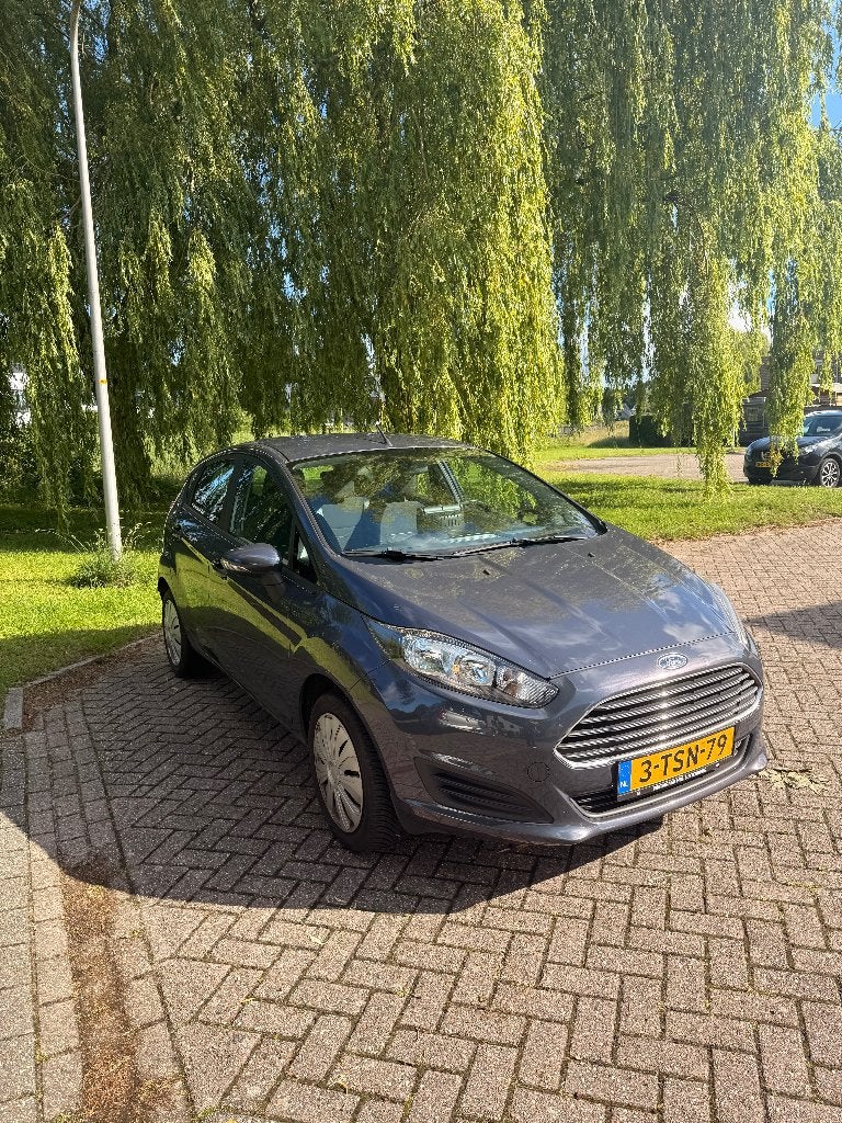 Ford Fiësta 1.0 74KW/100PK 5D 2014 Blauw | Carplay, Voorwielaandrijving, Stof, 40 €/maand, Zwart