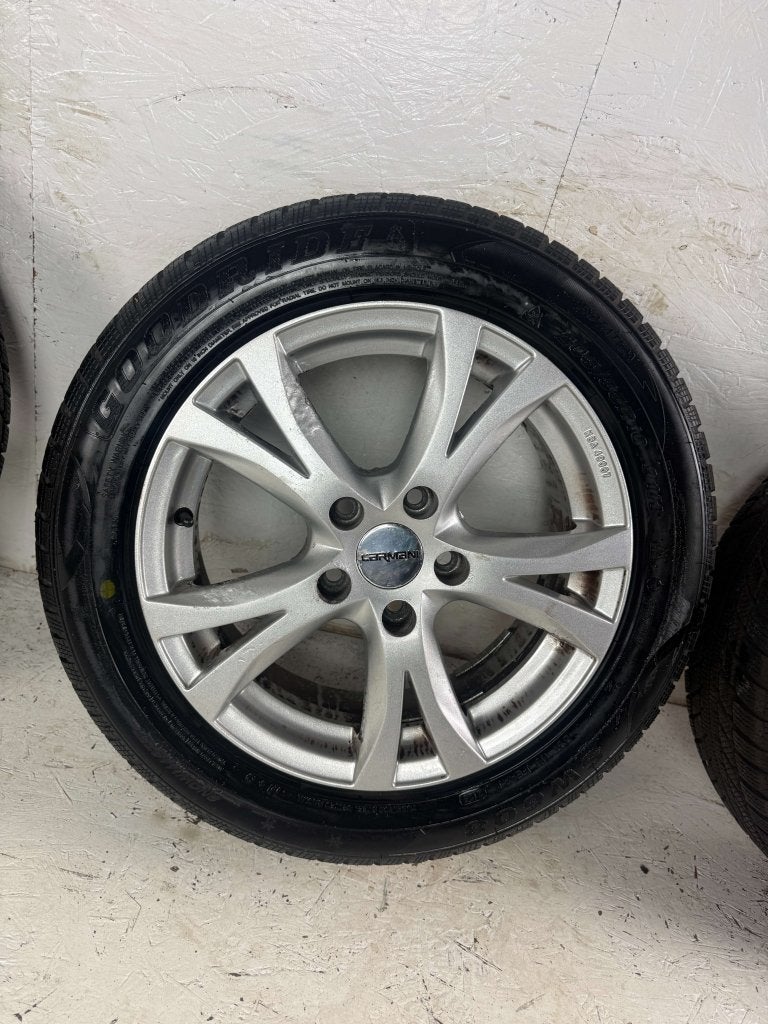 Volkswagen Golf Caddy Audi A3 Seat Leon velgen 16" 5x112 set, Niet ingevuld, Gebruikt, 16 inch, Banden en Velgen