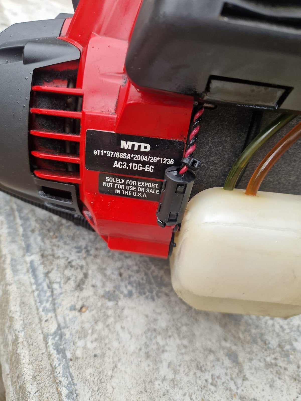MTD Benzine Bosmaaier - Krachtig en Betrouwbaar, Tuin en Terras, Ophalen, Gebruikt, 30 tot 50 cm, Benzine