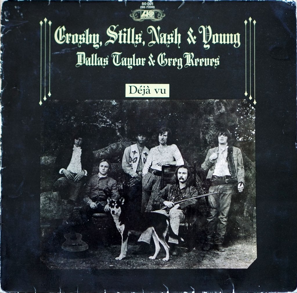 Vinyl LP: Crosby Stills Nash Young - Déjà Vu, LP, Gebruikt, Ophalen of Verzenden, Classic Rock