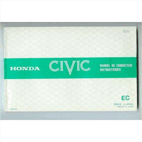Honda Civic Instructieboekje 1980 #1 Nederland Frans Engels, Auto diversen, Handleidingen en Instructieboekjes, Ophalen of Verzenden