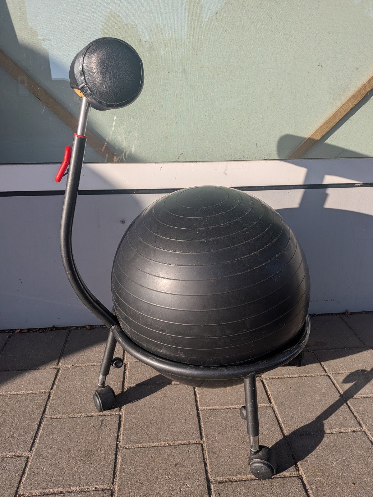PALLONE Ergonomische Zitbalstoel – Bureaustoel met Rugsteun, Gebruikt, Pallone, Balstoel, Zwart