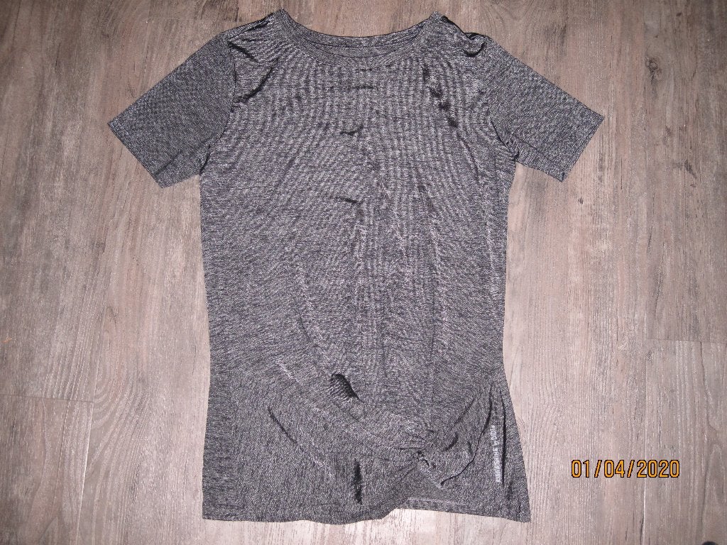 Rise & Shine by Didi grijs gemeleerd shirt maat XS, Rise & Shine, Ophalen of Verzenden, Gedragen, Maat 34 (XS) of kleiner