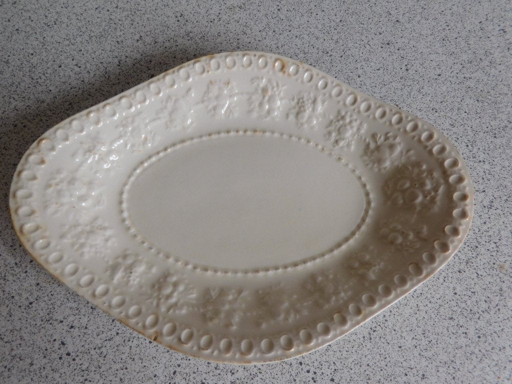 Schaal Bord 20x14,5 Creamware Wellesley 03217 Wedgwood, Ophalen of Verzenden