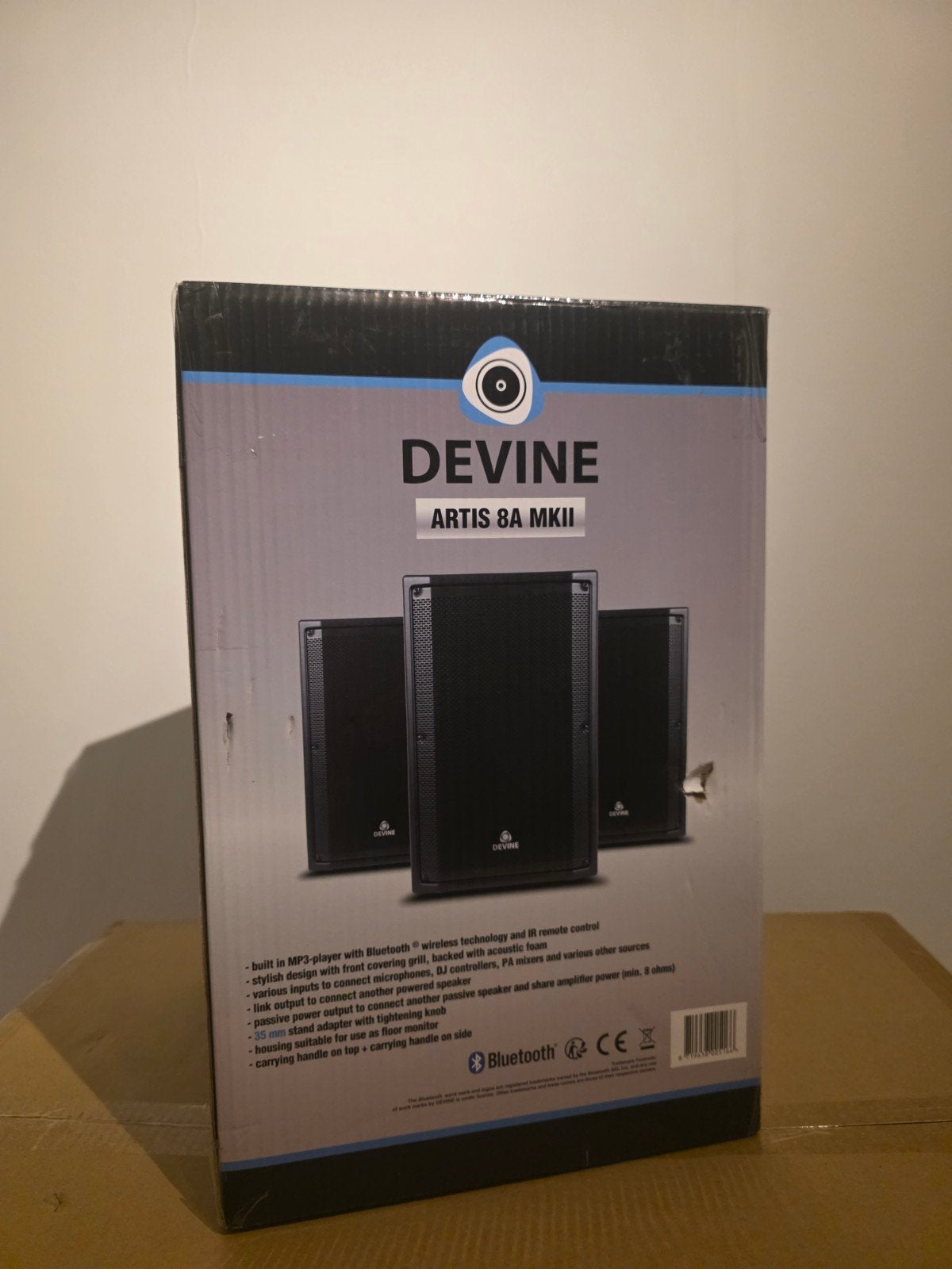 Devine Artis 8A MKII Actieve Luidspreker met Bluetooth, Audio, Tv en Foto, Luidsprekers, Overige merken, Overige typen, Nieuw