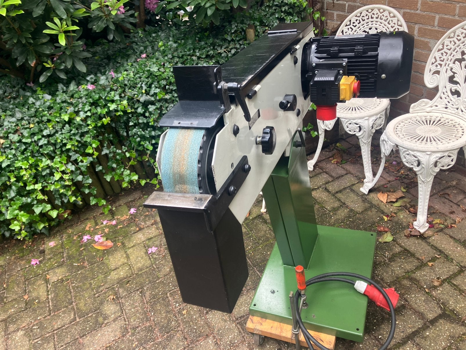 Bandschuurmachine, Ophalen of Verzenden, Gebruikt, 1200 watt of meer, Bandschuurmachine