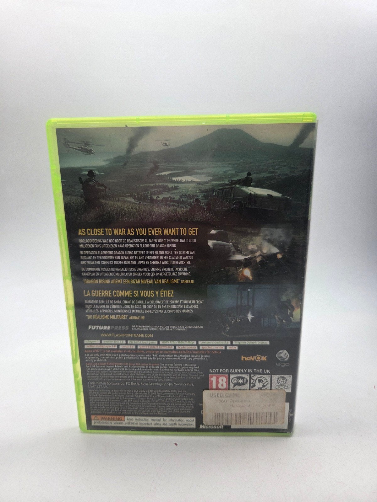 Operation Flashpoint: Dragon Rising - Xbox 360, Online, Gebruikt, Vanaf 18 jaar, Shooter