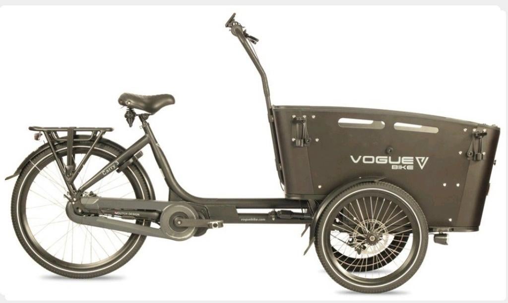 Vogue Carry 3 Ananda bakfiets (met garantie+verzekering), Ophalen of Verzenden, Zo goed als nieuw, 4 kinderen of meer, Huif