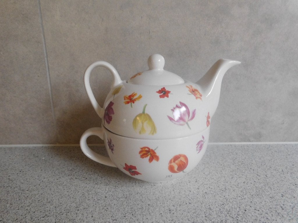 Tea for One Tulips Janneke Brinkman JBS, Huis en Inrichting, Keuken | Servies, Overige merken, Ophalen of Verzenden, Zo goed als nieuw