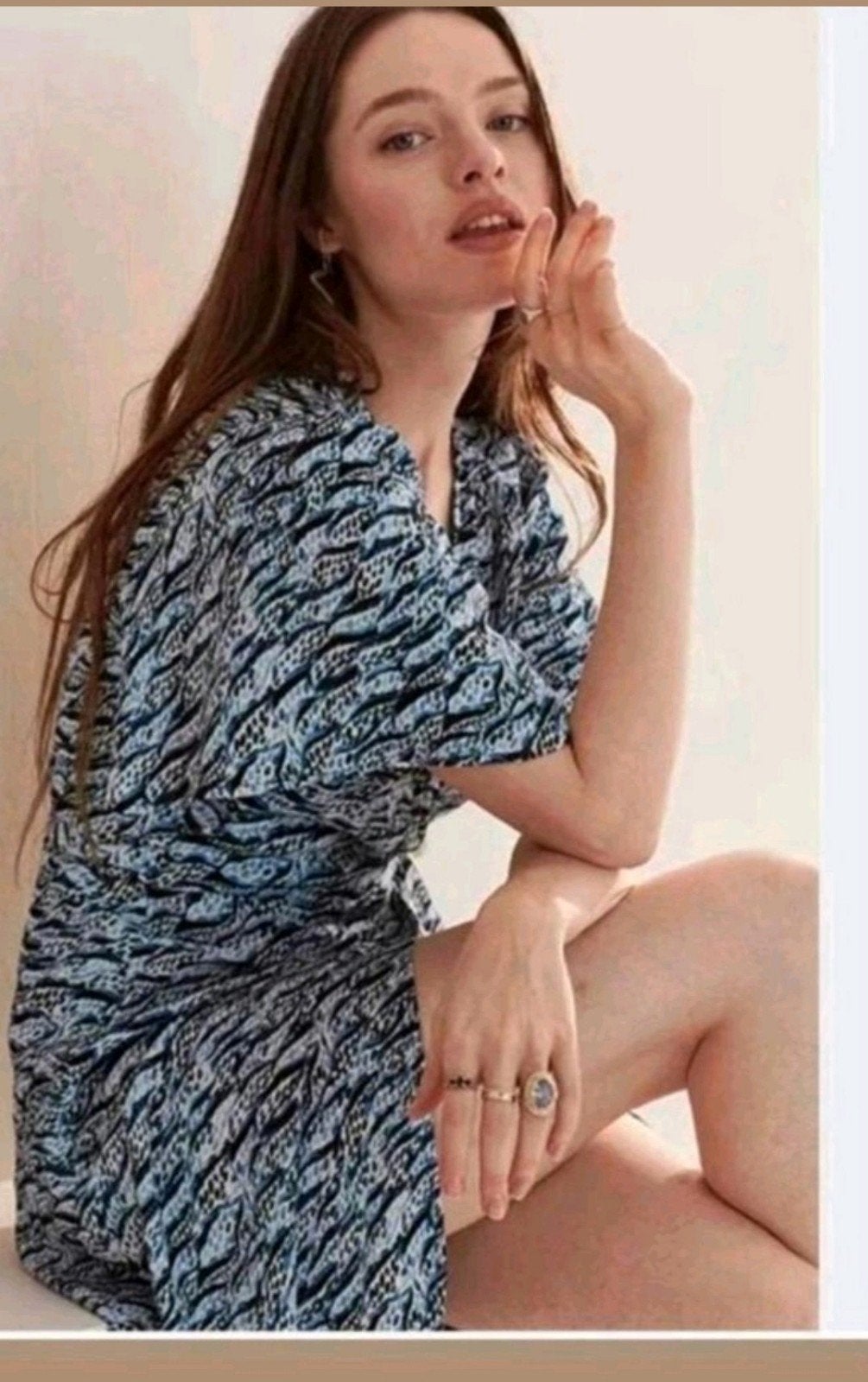 Fabienne Chapot Archana Butterfly jurk maat 38 *nieuw *, Kleding | Dames, Maat 38/40 (M), Blauw, Nieuw, Ophalen of Verzenden
