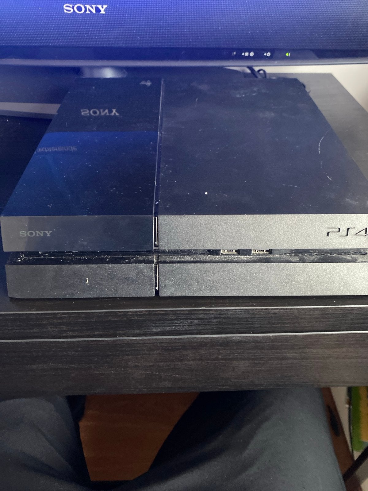 PlayStation 4 voor onderdelen of reparatie (moederbord defec, Ophalen of Verzenden, Niet werkend, Zonder controller, Original