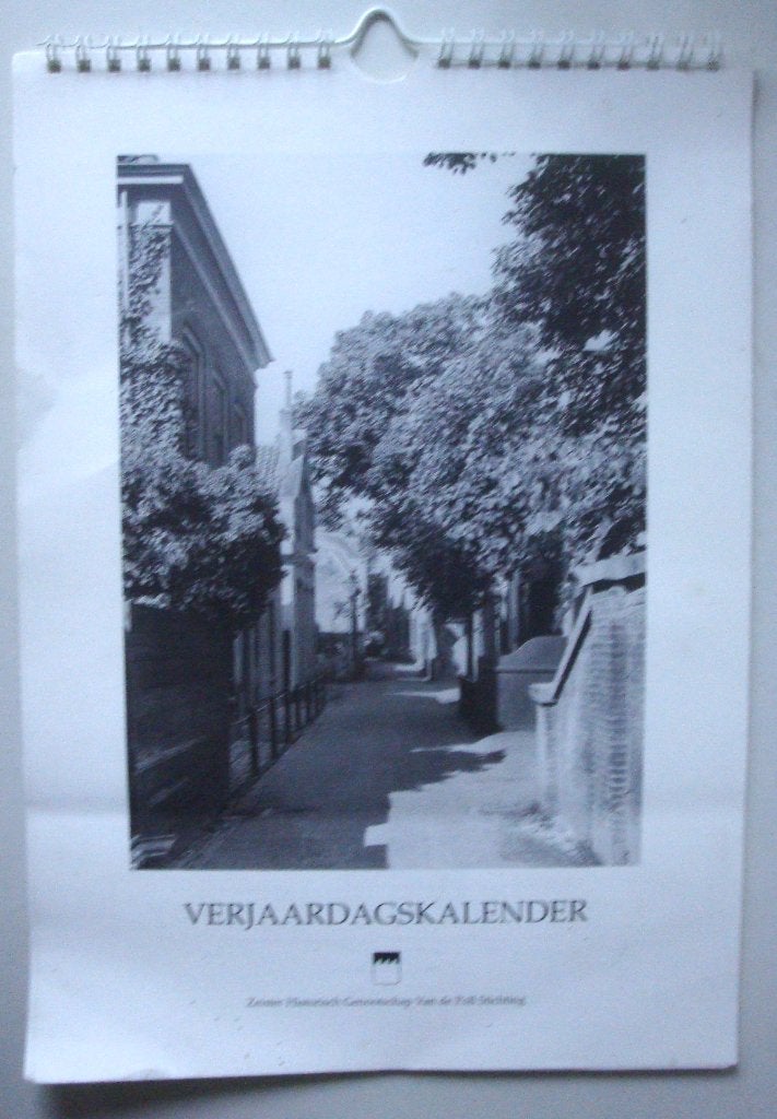 Verjaardagskalender Zeister Historisch Genootschap Van de Po, 20e eeuw of later, Ophalen of Verzenden, Zo goed als nieuw, Van de Poll Stichting