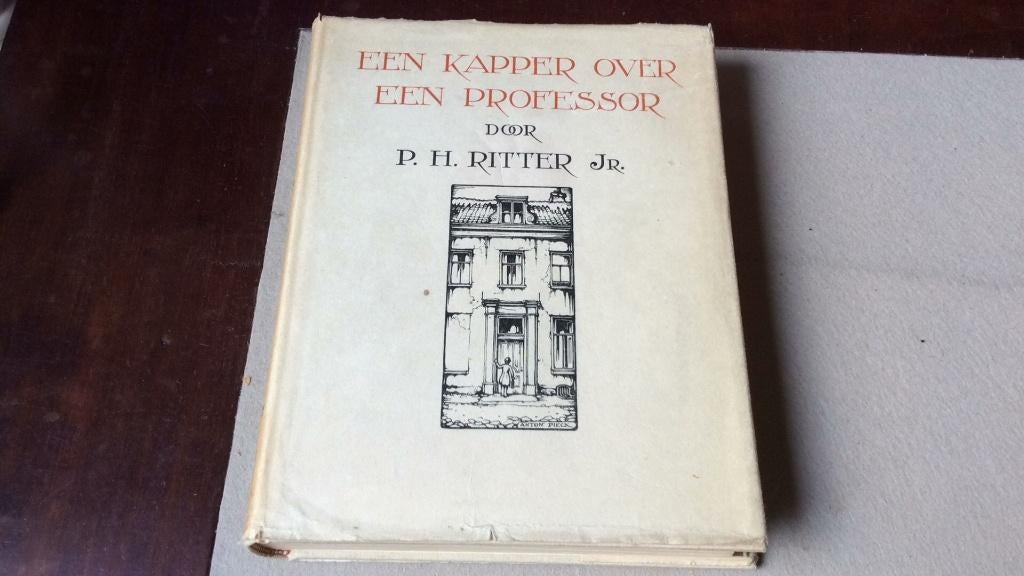 Een kapper over een professor- P.H.Ritter Jr- Anton Pieck, Antiek en Kunst, Ophalen of Verzenden, P.H.Ritter Jr