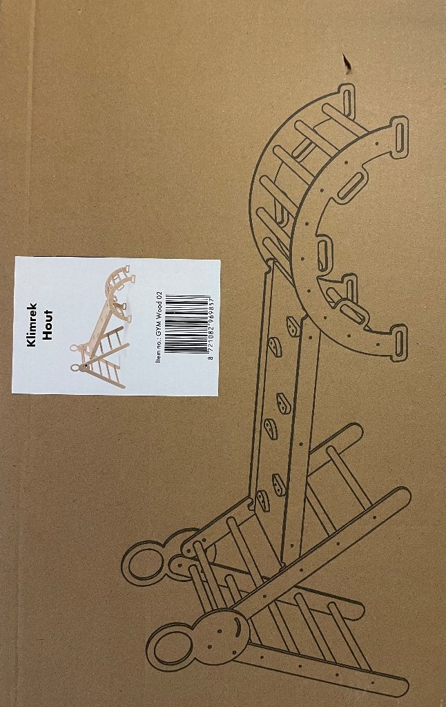 Deryan XXL klimrek, Ophalen, Nieuw, Glijbaan