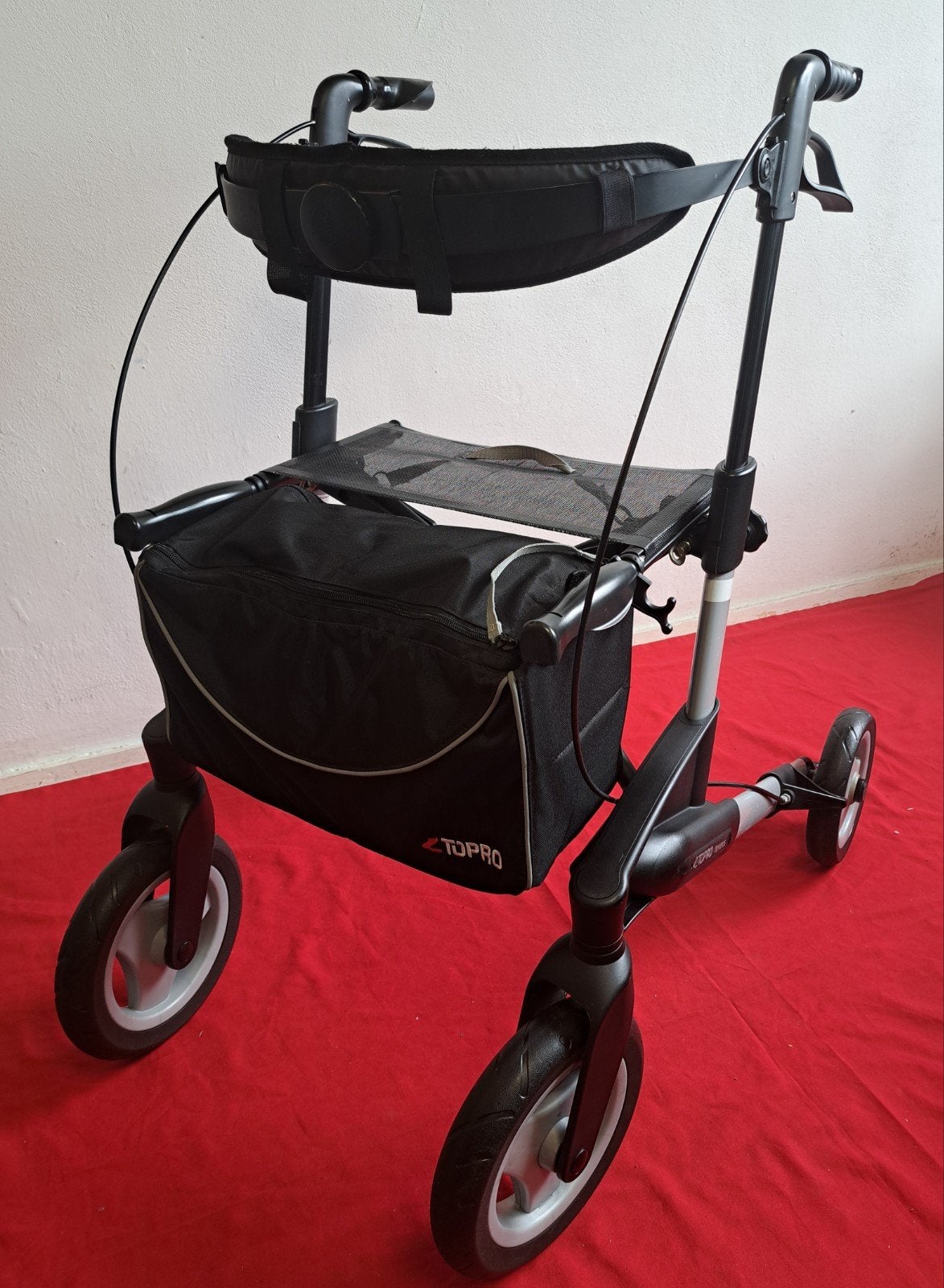 Rollator Topro Olympos ATR maat - S Lichtgewicht ingeklapt, Ophalen, Opvouwbaar, Zo goed als nieuw