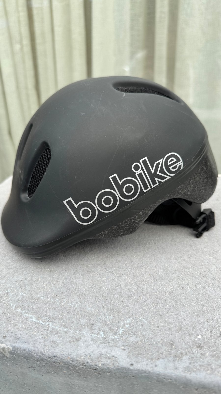 Bobike fietshelm Urban Black 44-48 cm, Ophalen, Zo goed als nieuw, Overige maten, Jongen of Meisje