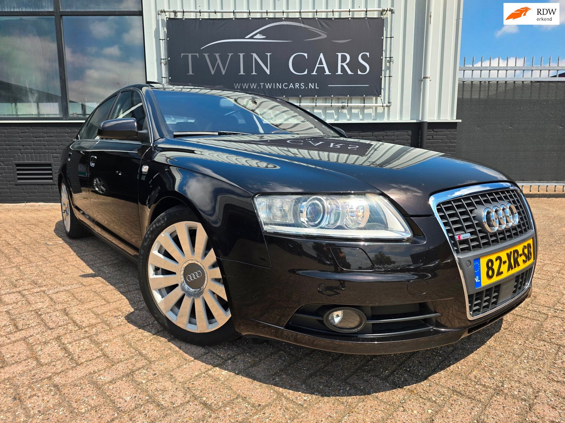 Audi A6 Limousine 4.2 FSI quattro S-Line Acc Bose Keyless Sc, Auto's, Audi, Automaat, Gebruikt, 8 cilinders, Zwart