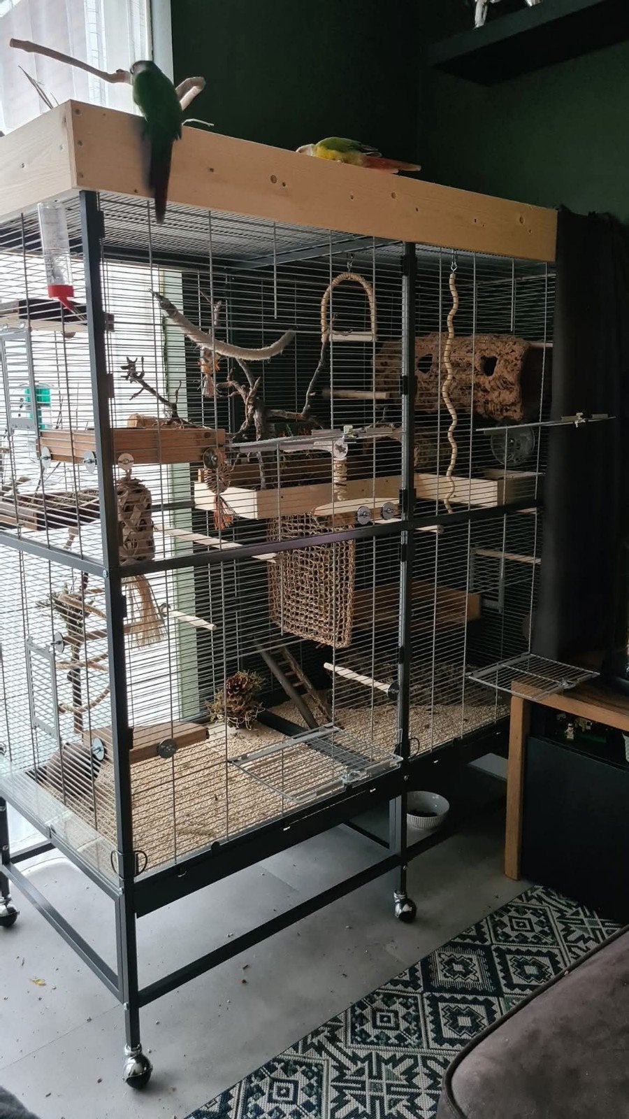 Montana paradiso 150 antiek, Ophalen, Zo goed als nieuw, Metaal, Vogelkooi