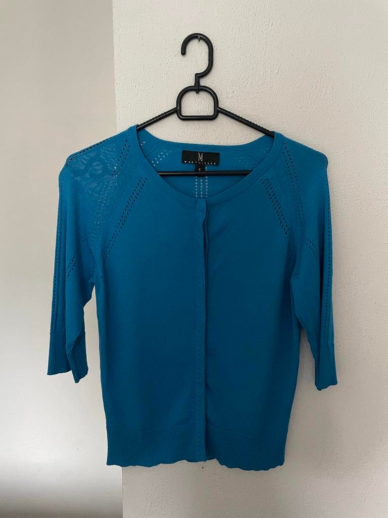 Blauw topje van Mart Visser maat S, Ophalen of Verzenden, Gedragen, Maat 36 (S), Blauw