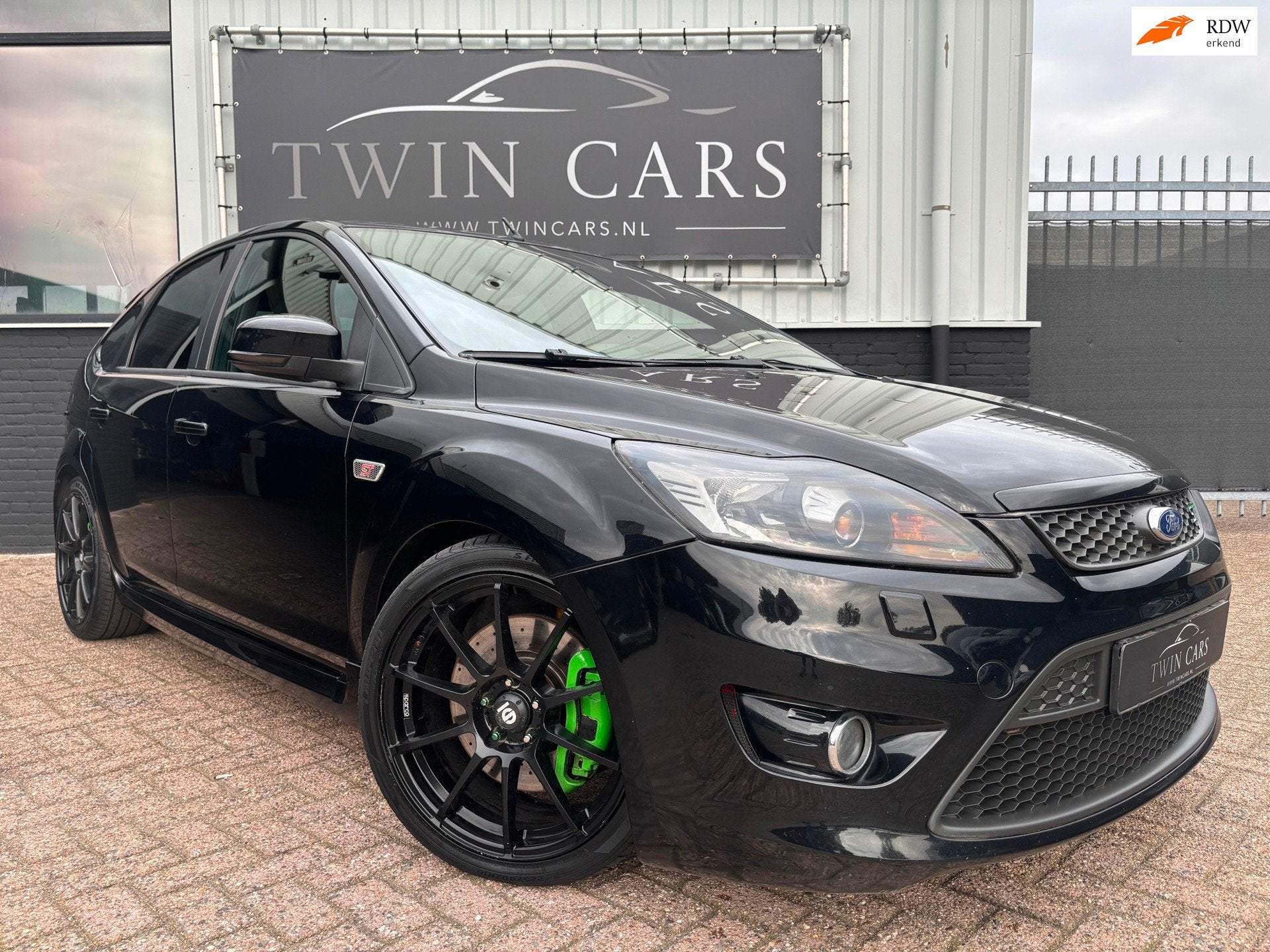 Ford Focus 2.5 ST Xenon Clima 18", Stof, Gebruikt, Zwart, 1337 kg