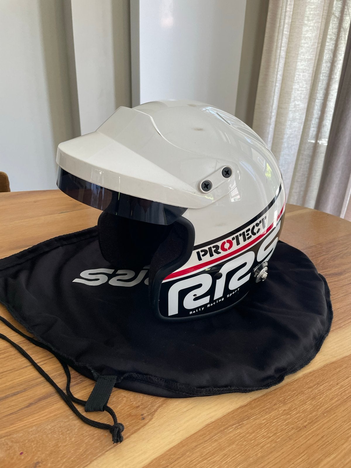 RRS Protect Jet FIA 8859-2015 Rally Helm Maat M, Ophalen of Verzenden, Gebruikt