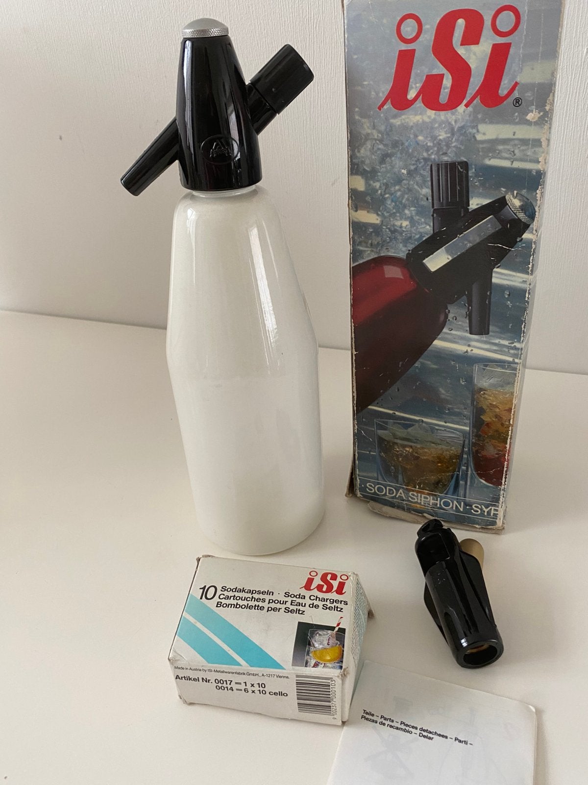 Isi Soda Siphon spuitwaterfles isi 1L, Ophalen of Verzenden, Zo goed als nieuw