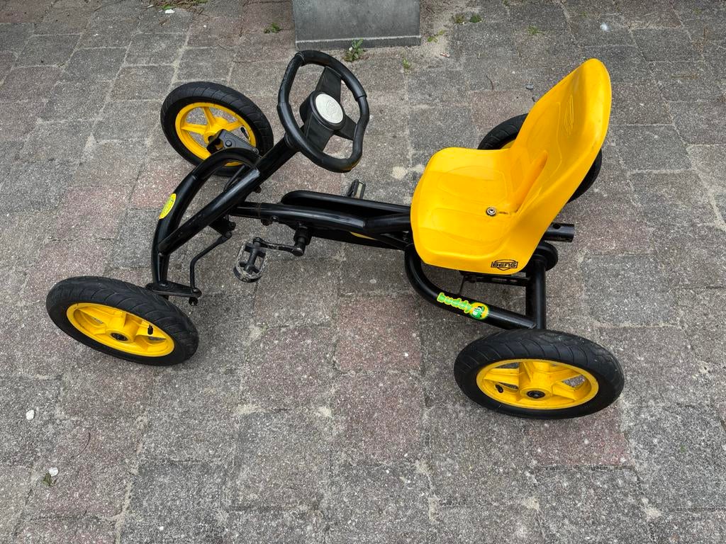 Berg Buddy skelter - Geel/Zwart, Kinderen en Baby's, Speelgoed | Buiten | Skelters, Ophalen, Zo goed als nieuw, Berg, Vrijloopautomaat
