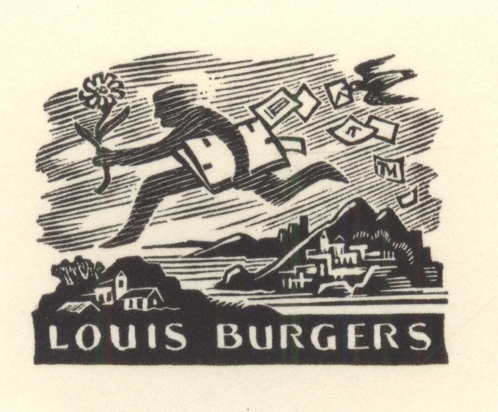 1773 Ex Libris Nederland : Thijs Mauve, 1958, Verzenden, Ex libris