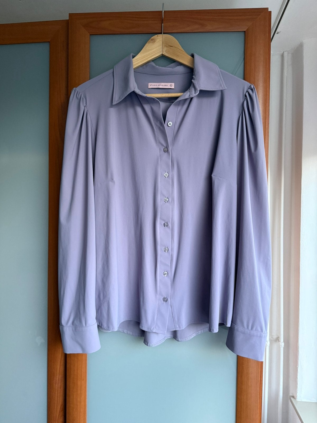 Lila blouse van Studio Anneloes, maat XL, Verzenden, Zo goed als nieuw, Maat 46/48 (XL) of groter, Paars