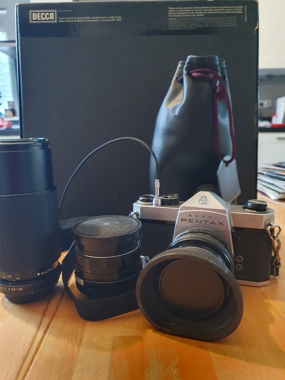 Pentax Asahi SP1000 analoge fotocamera met diverse lensen., Audio, Tv en Foto, Ophalen of Verzenden, Gebruikt, Spiegelreflex, Pentax