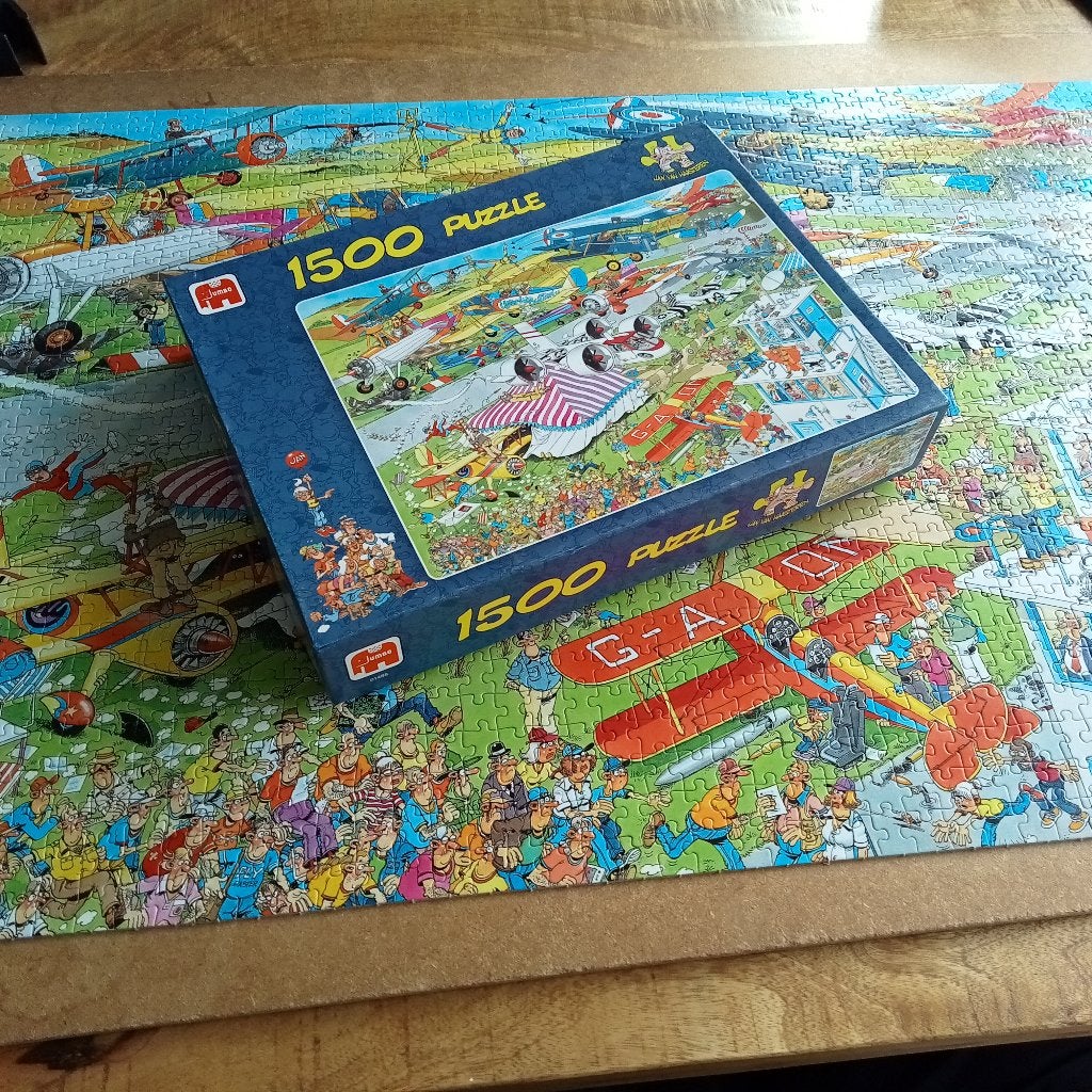 Jan van haasteren, Ophalen, 500 t/m 1500 stukjes, Zo goed als nieuw, Legpuzzel