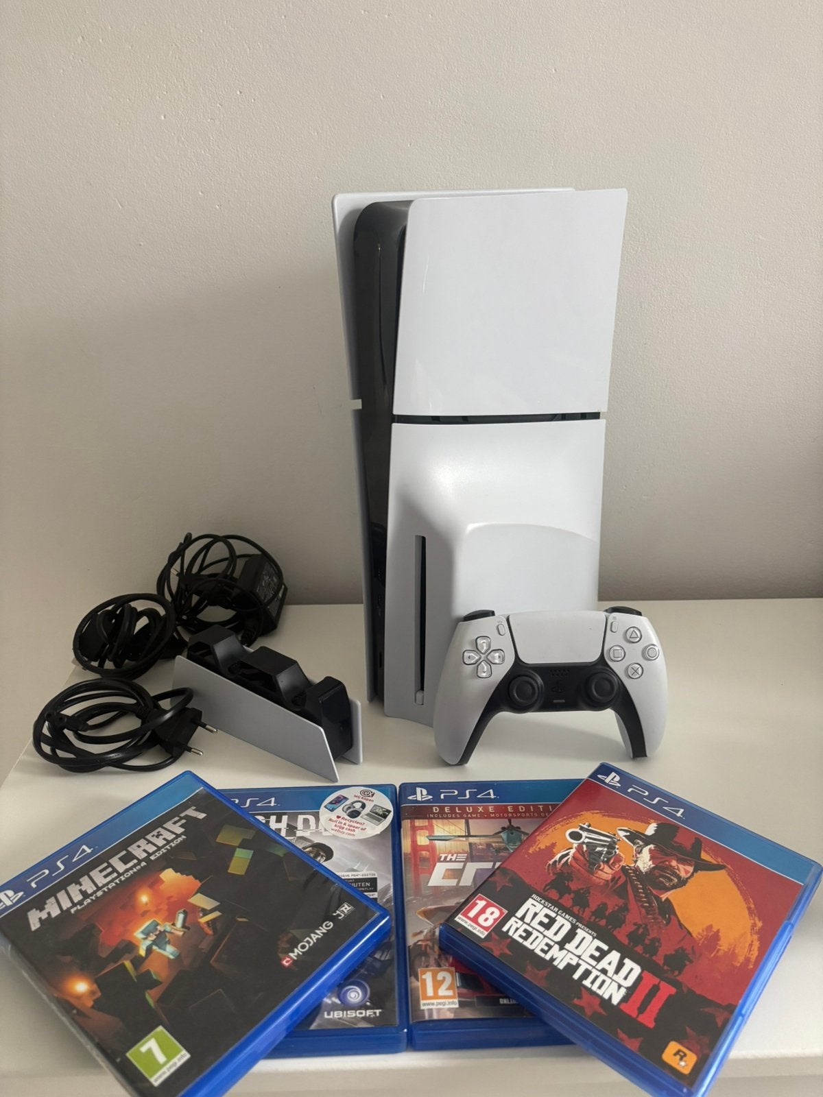PlayStation 5 slim disc, Spelcomputers en Games, Ophalen, Zo goed als nieuw