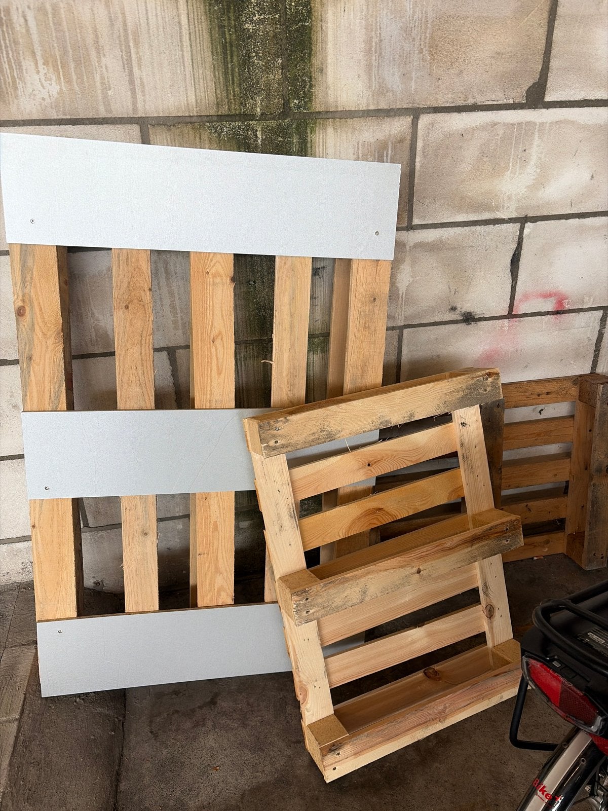 Gratis 3 Houten Pallets - Ideaal voor meubels of decoratie, Gebruikt, Ophalen of Verzenden, 200 tot 250 cm, 50 mm of meer
