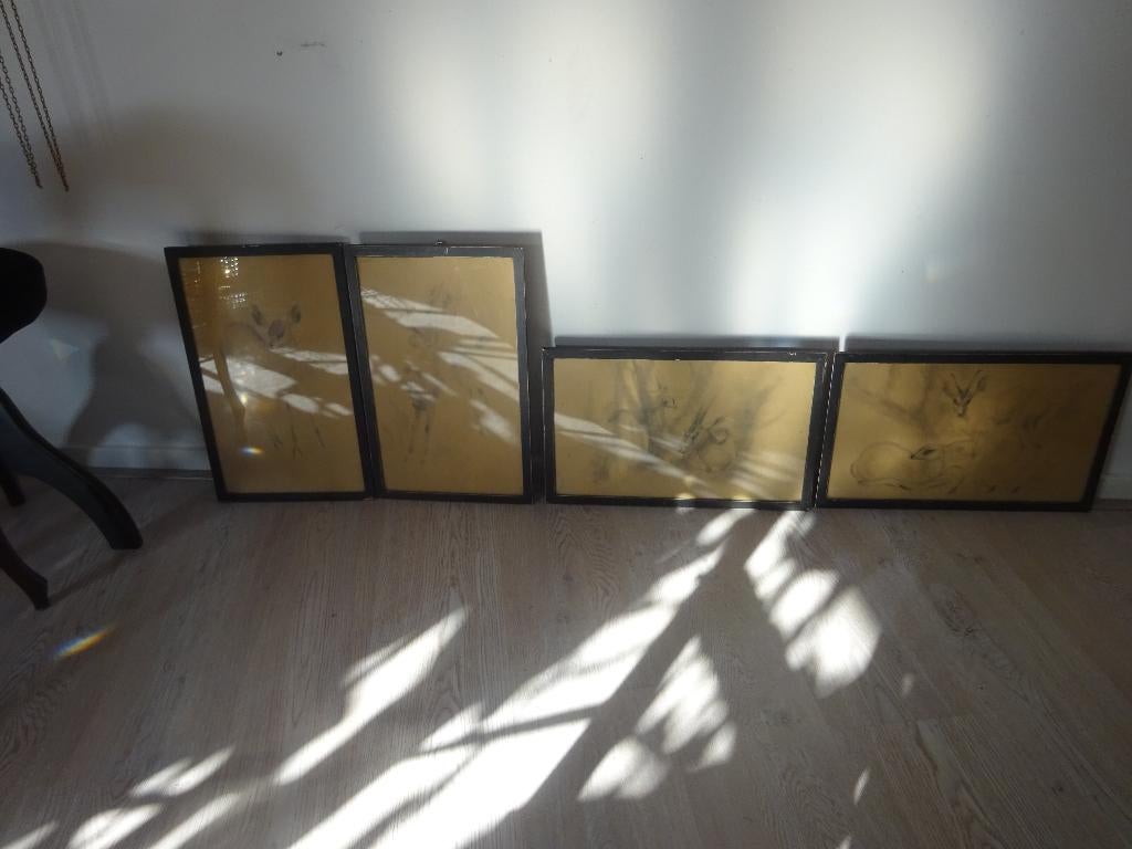 prenten tekeningen, Antiek en Kunst, Kunst | Tekeningen en Foto's, Ophalen