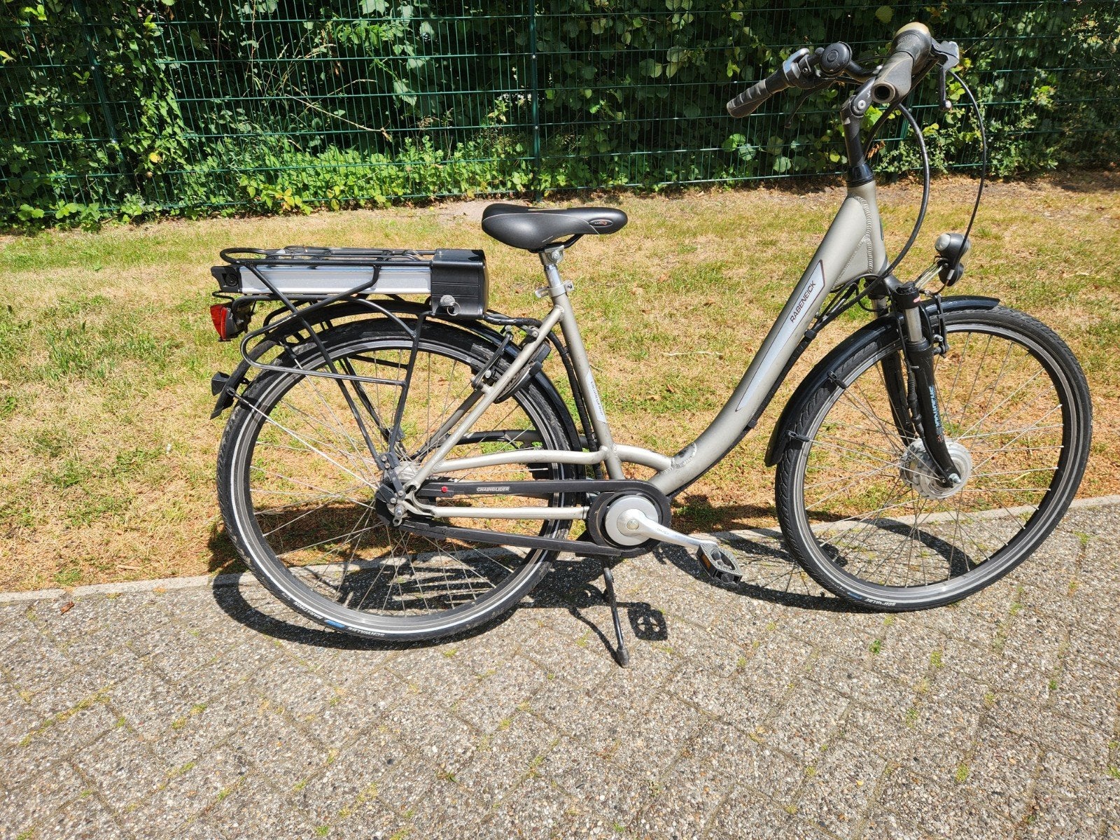 grijze Rabeneick elektrische damesfiets, Ophalen, Gebruikt