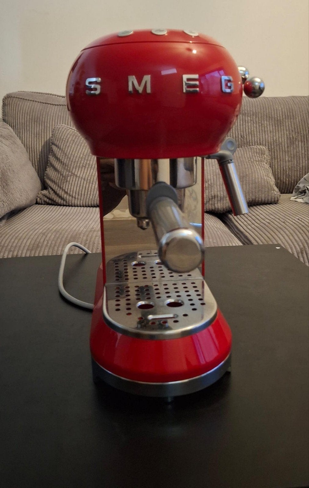 Smeg Handmatige Espressomachine (netjes onderhouden), Witgoed en Apparatuur, Ophalen of Verzenden, Espresso apparaat, Gemalen koffie