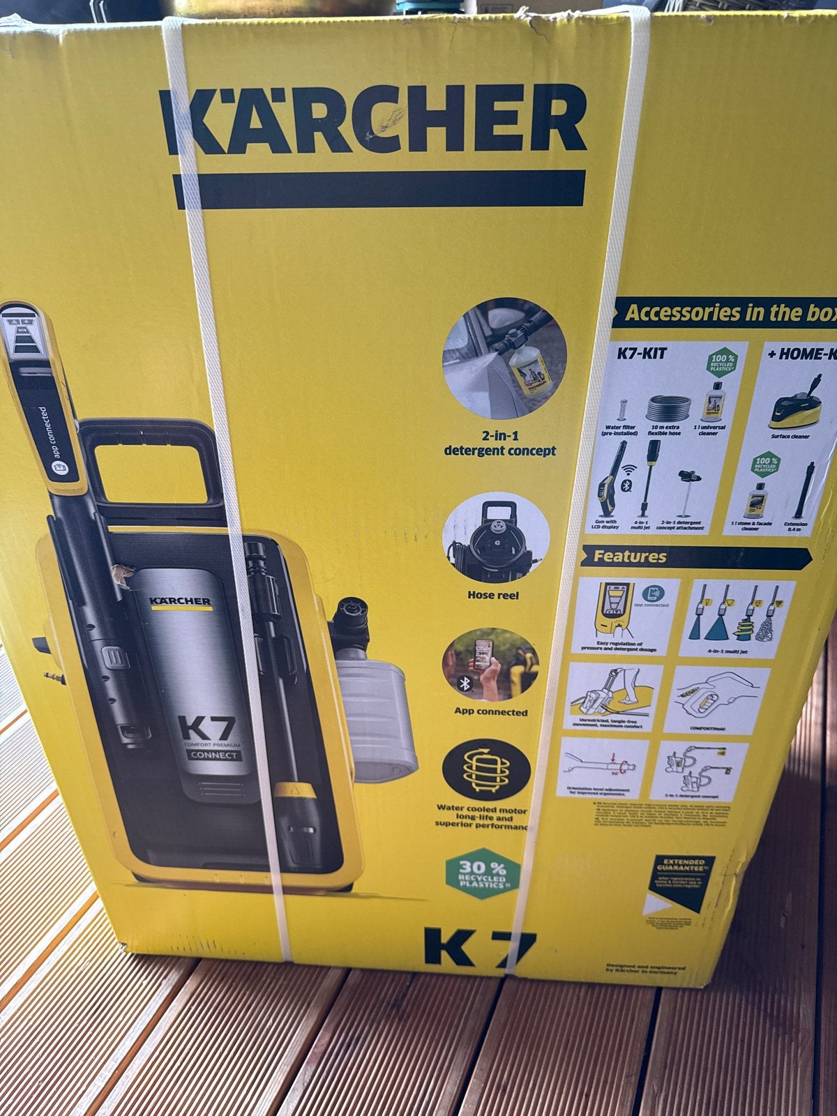 Kärcher K7 Comfort Connect Hogedrukreiniger - Nieuw in doos, Tuin en Terras, Hogedrukreinigers, Ophalen of Verzenden, Nieuw, Elektrisch