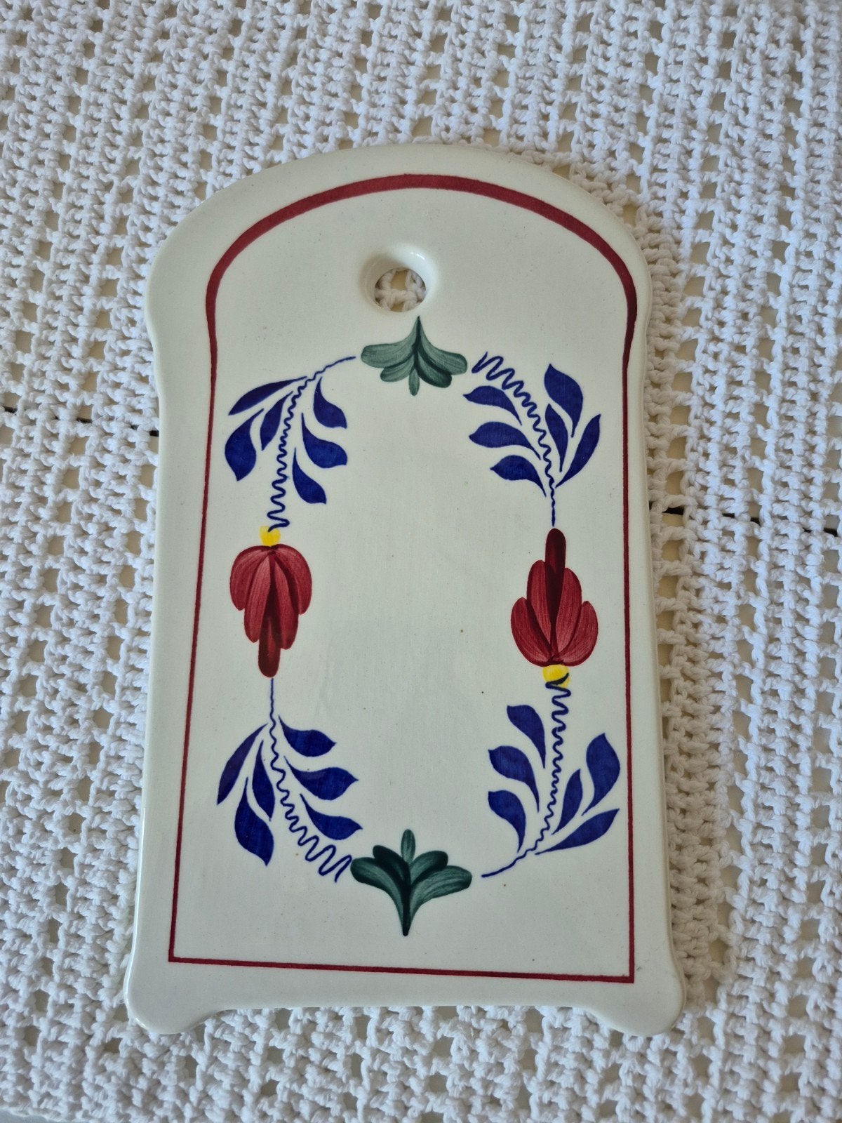 Boerenbont snijplank / wanddecoratie, Keramiek, Ophalen of Verzenden, Zo goed als nieuw, Royal Boch