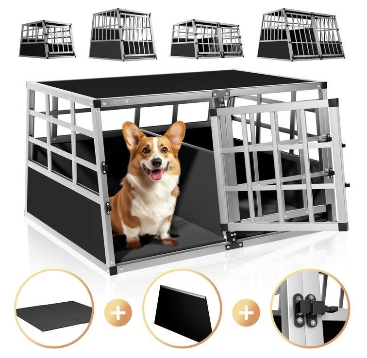 Hondentransportbox bench 89x70x51cm dubbel GRATIS BEZORGD!, Verzenden, Nieuw, Nvt, Nvt