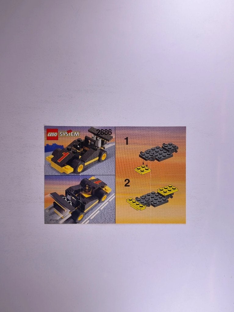 LEGO City 2886 (Instructions) Formula 1 Racing Car, Lego, Overige typen, Ophalen of Verzenden, City