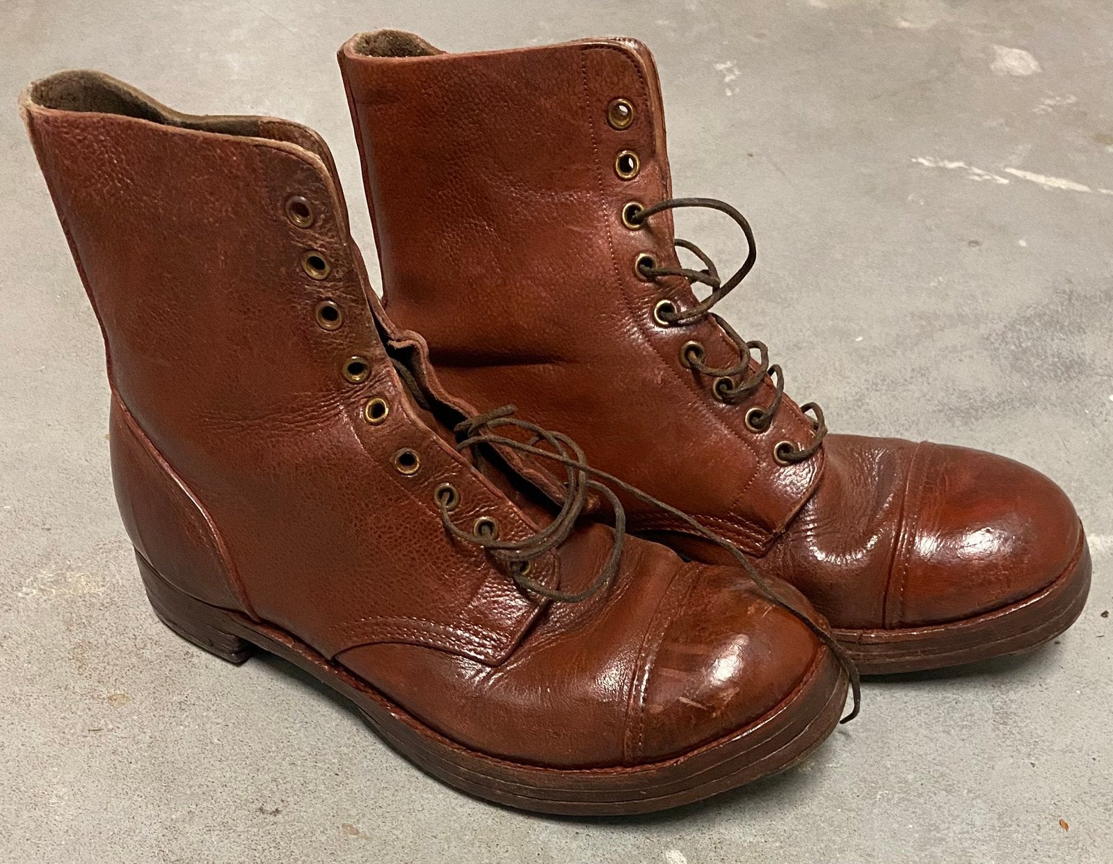 Britse ammo boots voor officieren - 1942, Verzamelen, Ophalen of Verzenden, Landmacht, Engeland, Kleding of Schoenen