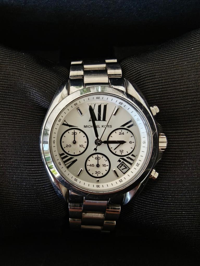 Michael Kors dameshorloge MK-6174, Overige merken, Staal, Gebruikt, Staal
