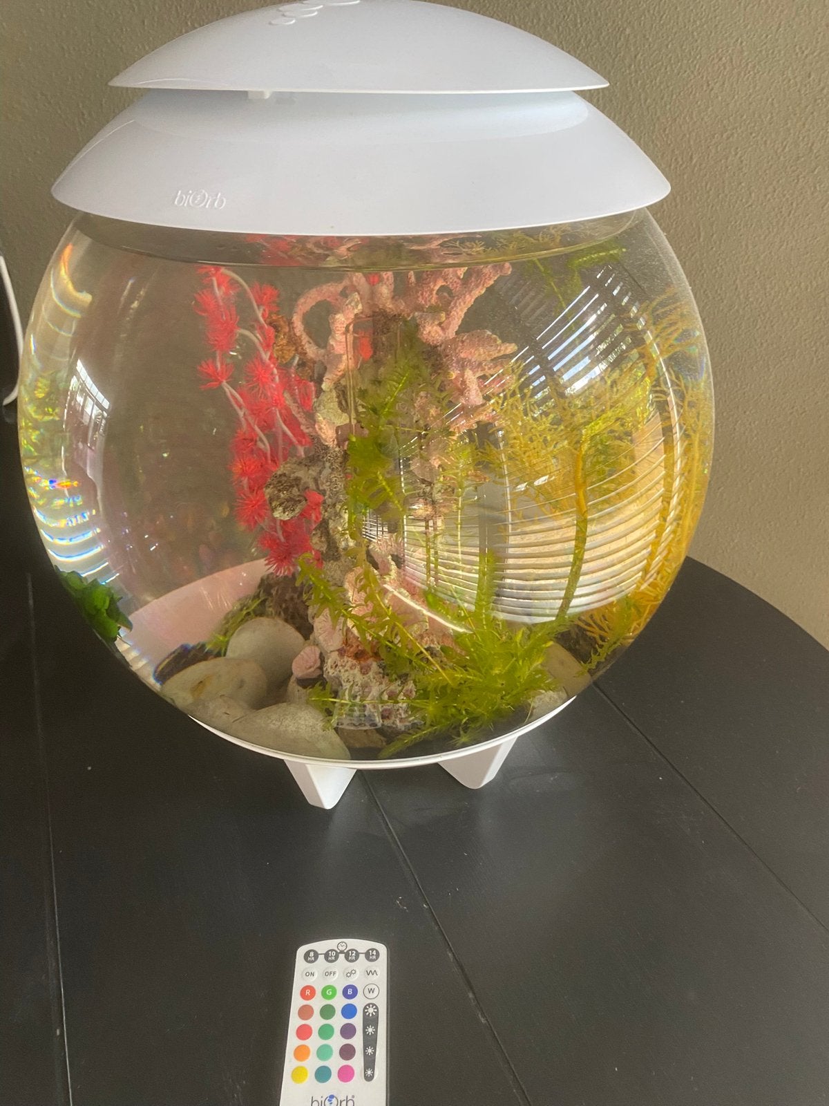 Biorb vissenkom halo 30 wit, Ophalen, Zo goed als nieuw, Leeg aquarium