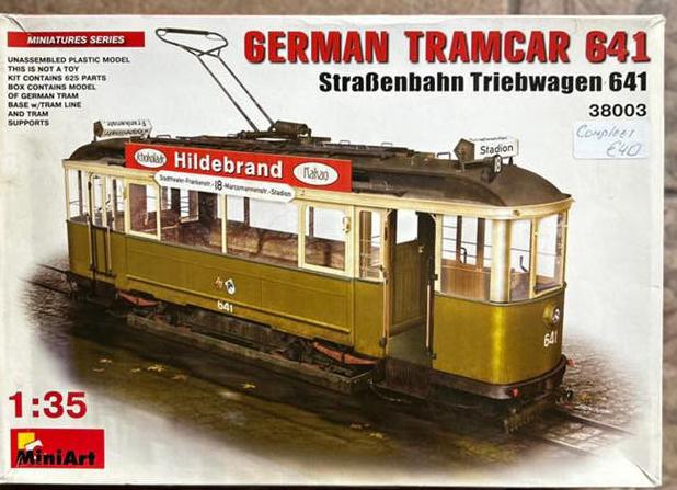 Bouwdoos German tramcar 641 1:35, Hobby en Vrije tijd, Modelbouw | Auto's en Voertuigen, Overige merken, 1:32 tot 1:50, Overige typen