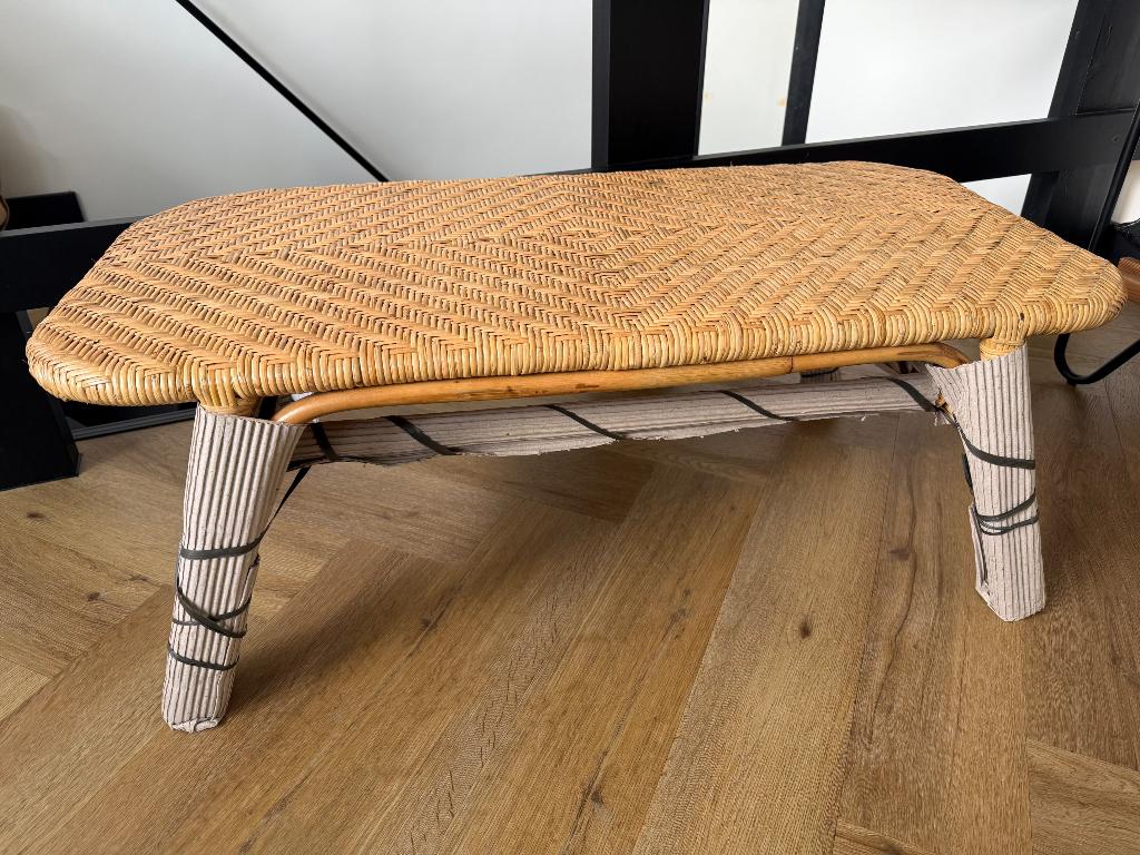 Rotan / riet salon tafel van Giga meubel, Ophalen, 50 tot 100 cm, Nieuw, 50 tot 100 cm