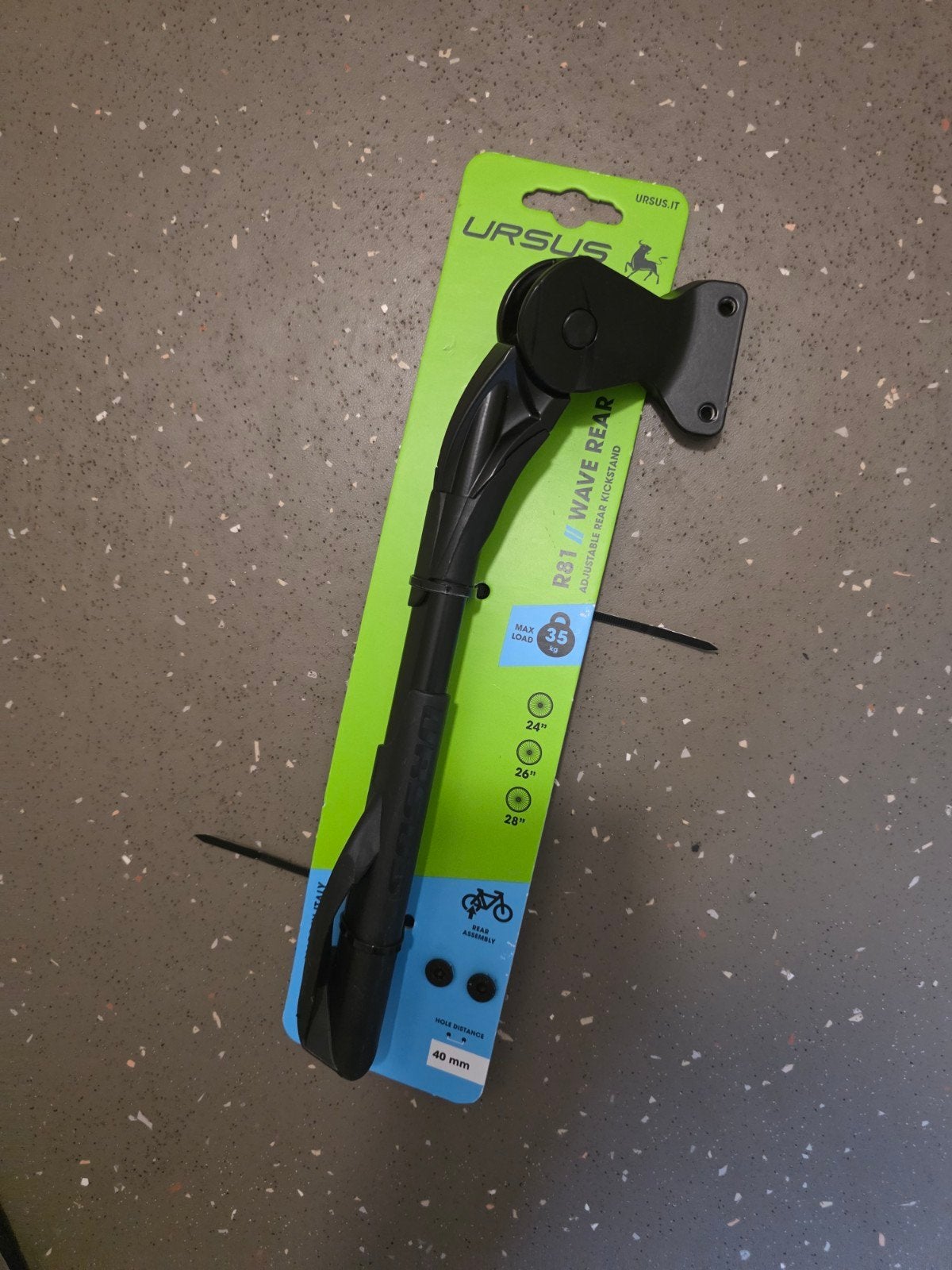 Ursus R81 Wave Rear verstelbare fietsstandaard, Fietsen en Brommers, Fietsaccessoires | Overige Fietsaccessoires, Nieuw, Ophalen of Verzenden