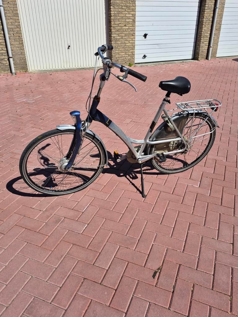 Damesfiets met lage instap en versnellingen, Overige merken, Gebruikt, Velgrem, Versnellingen